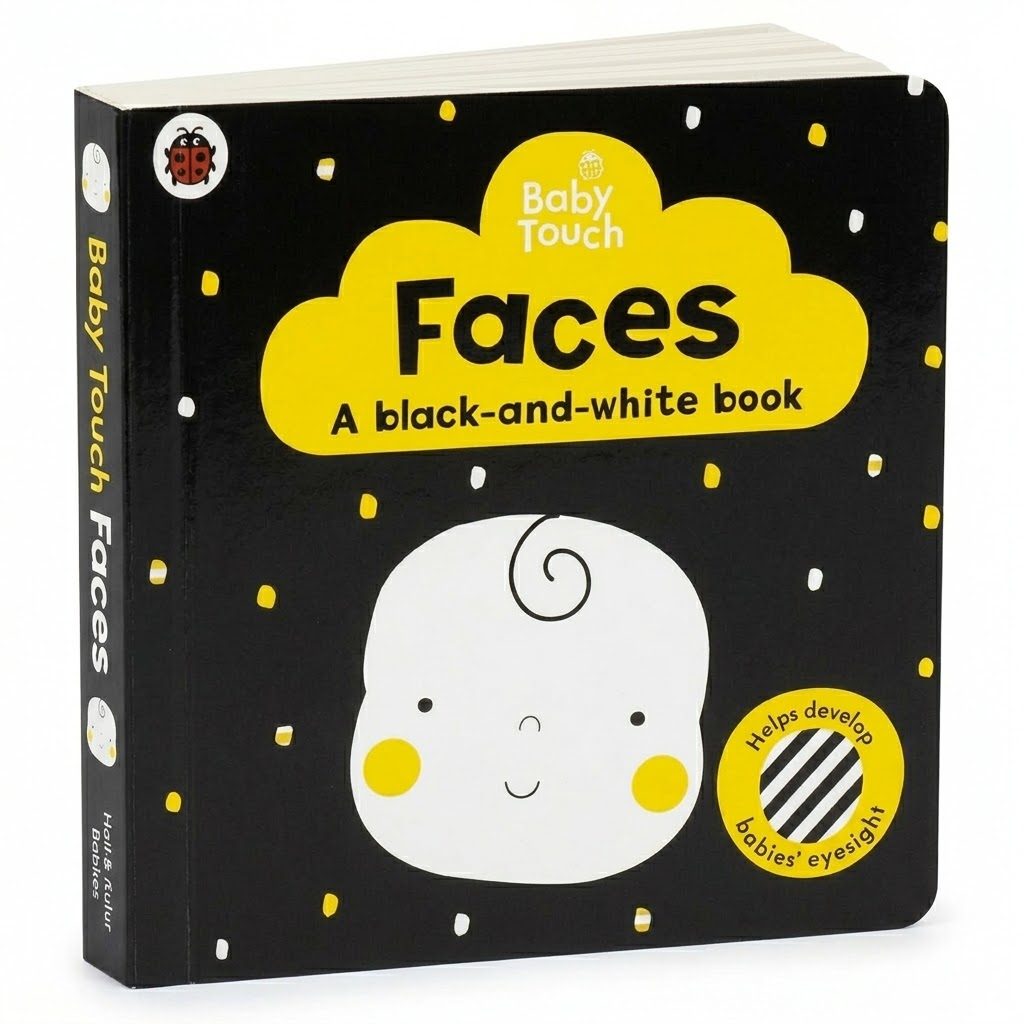 Baby Touch: Faces: a black-and white-book by Ladybird