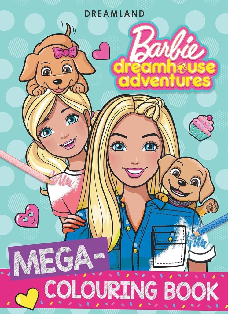 Barbie Dream House Mega Colouring Book
