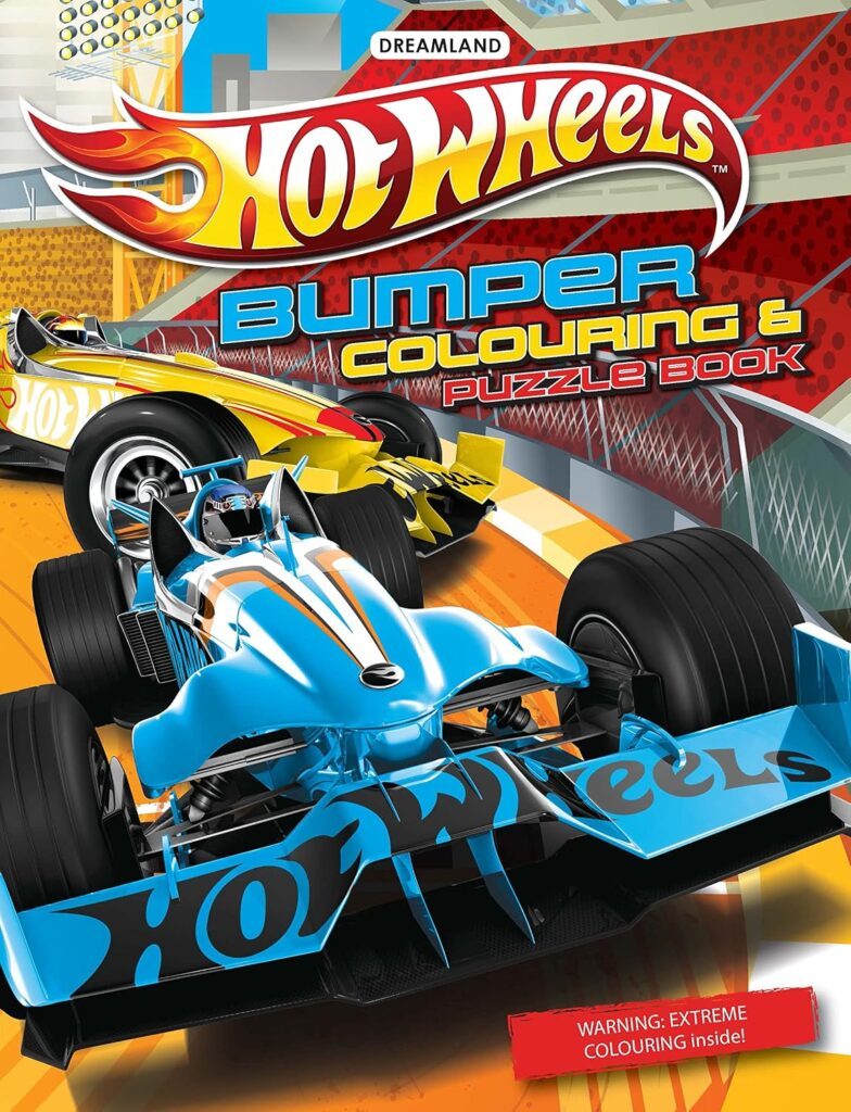 Hot Wheels Bumper Colouring & Puzzle Book by Dreamland