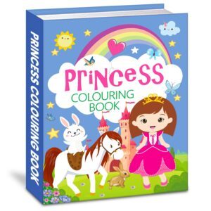 Hello Friend Books My Amazing Book Of Colouring: Princess