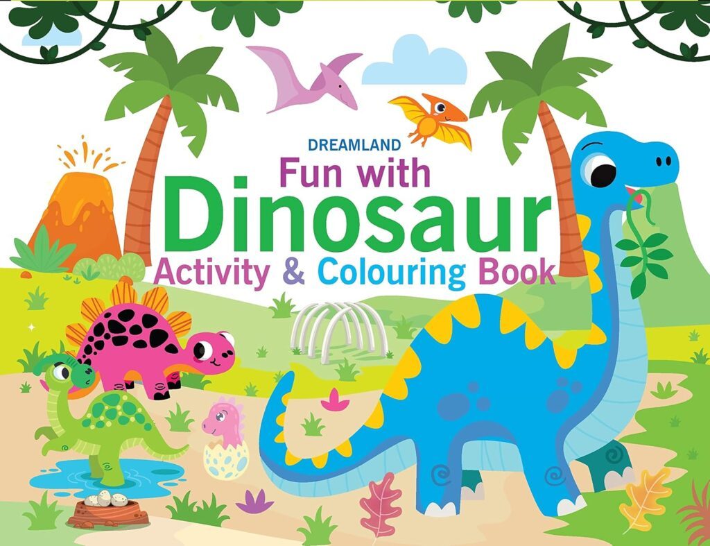 Dinosaur Activity And Colouring Book