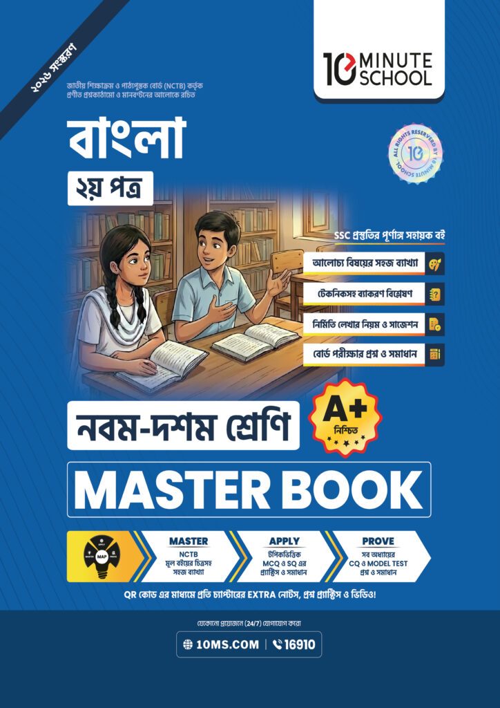 বাংলা ২য় পত্র মাস্টার বুক – নবম-দশম শ্রেণি -এর নবম শ্রেণি: অনুশীলন বই বই
