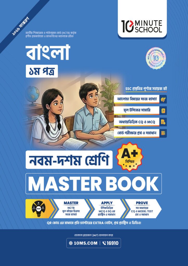 বাংলা ১ম পত্র মাস্টার বুক – নবম-দশম শ্রেণি -এর নবম শ্রেণি: অনুশীলন বই বই