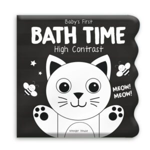 Baby's First Bath Time: High Contrast Board book by Wonder House Books