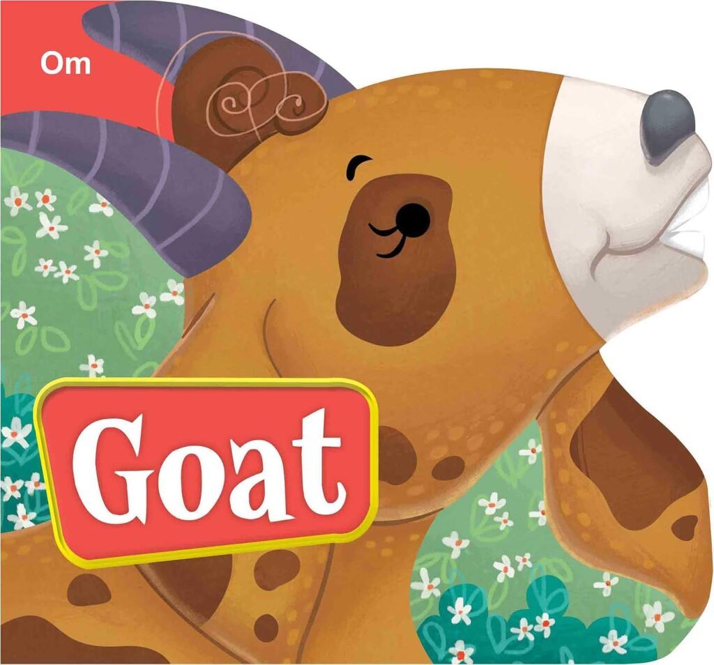 Cutout Board Book : Goat by Om
