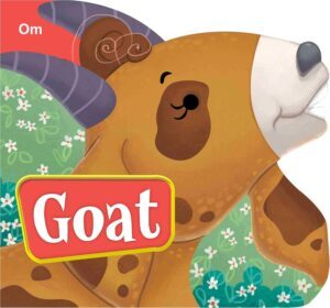 Cutout Board Book : Goat by Om