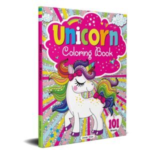101 Unicorn Colouring Book: Fun Activity Colouring Book For Children By Wonder House Team