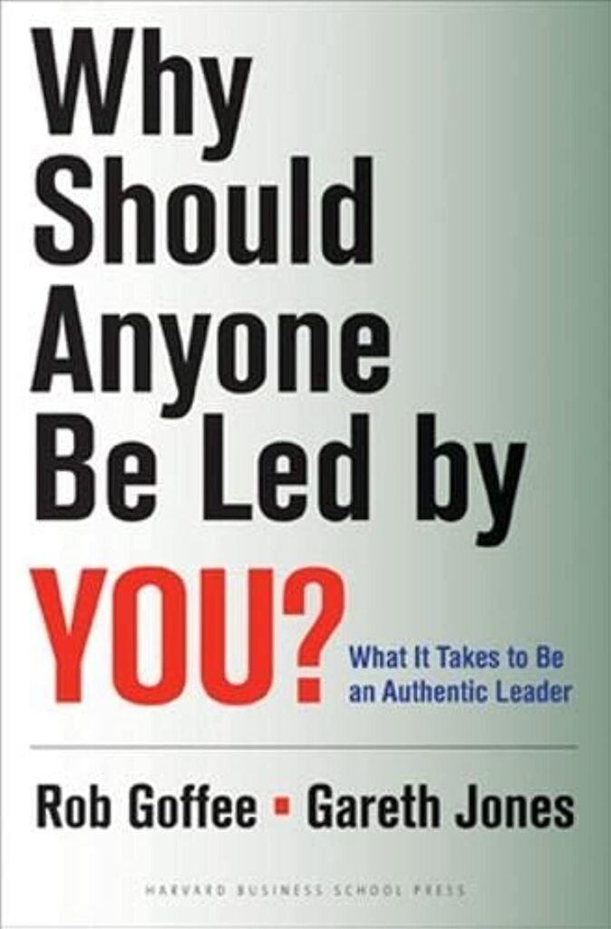 Why Should Anyone be led by you?