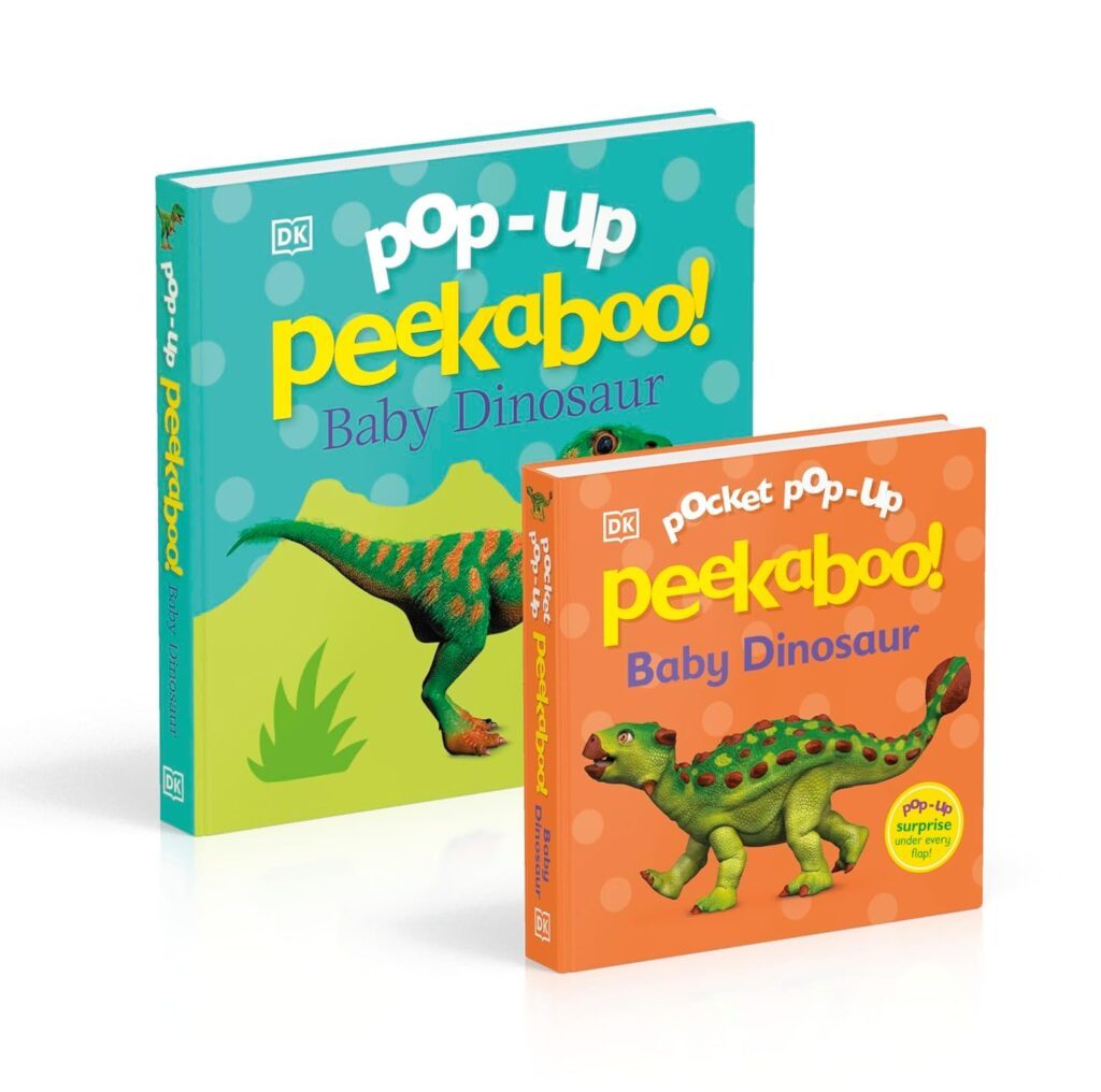Pocket Pop-Up Peekaboo Baby Dinosaur by DK