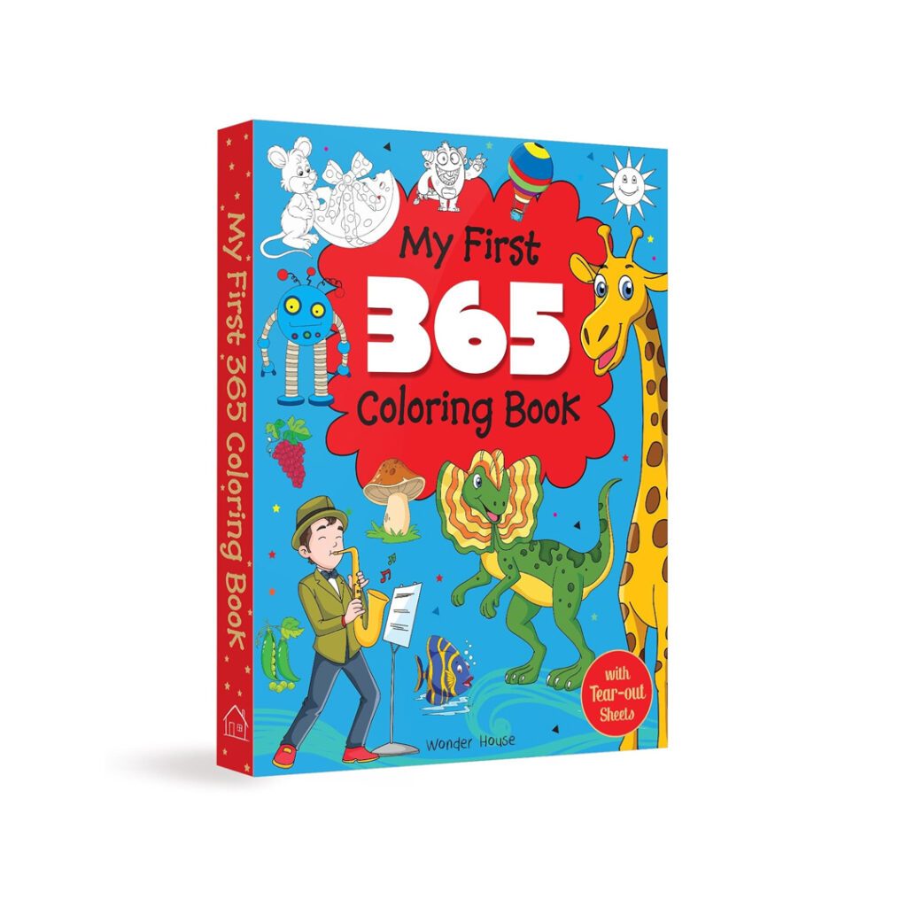 My First 365 Coloring Book: Jumbo Coloring Book For Kids (With Tear Out Sheets)