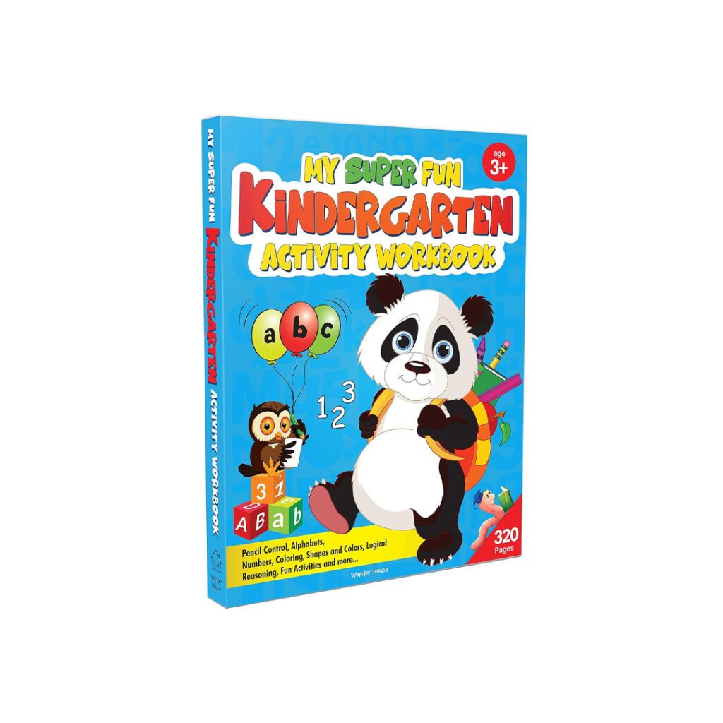 My Super Fun Kindergarten Activity Workbook for Children : Pattern Writing, Colors, Shapes, Numbers by Wonder House