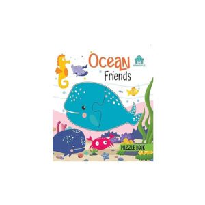 Booktopus Ocean Friends Puzzle Board Book World Learning Puzzle with Easy Grip Pieces