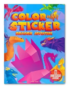 Color with Sticker - Dragon Adventure by Wonder House Books