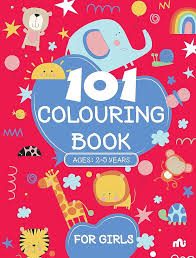 101 Colouring Book for Girls by Moonstone